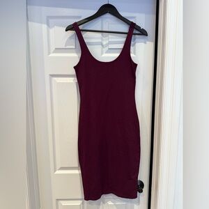 Dynamite Deep Burgundy Mini Dress